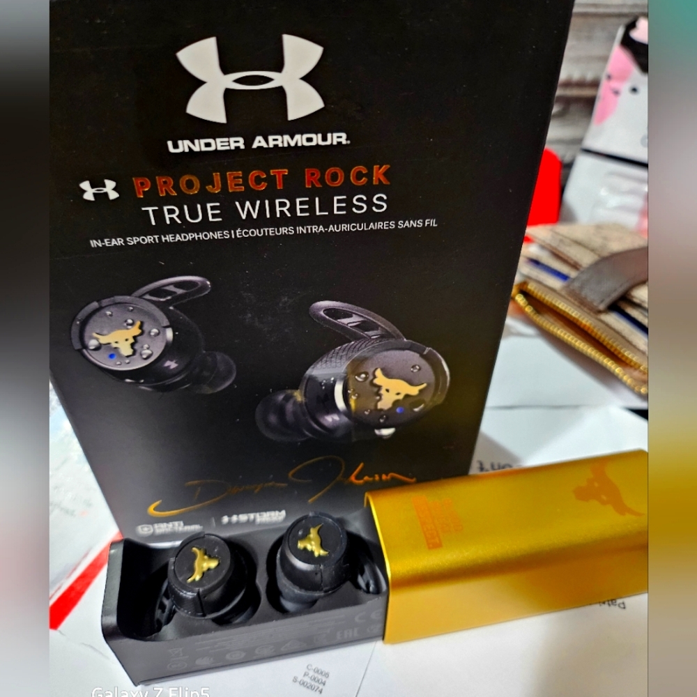 Under armour project rock true wireless new with box limited edition